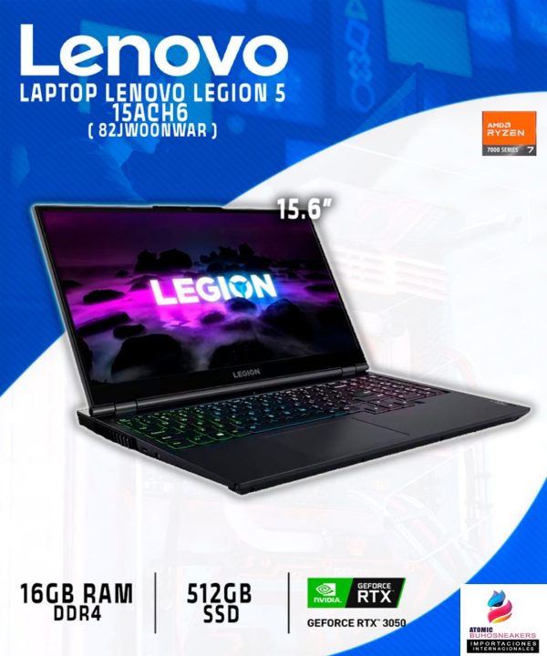 LAPTOP LENOVO LEGION 5 15ACH6 ( 82JW00NWAR