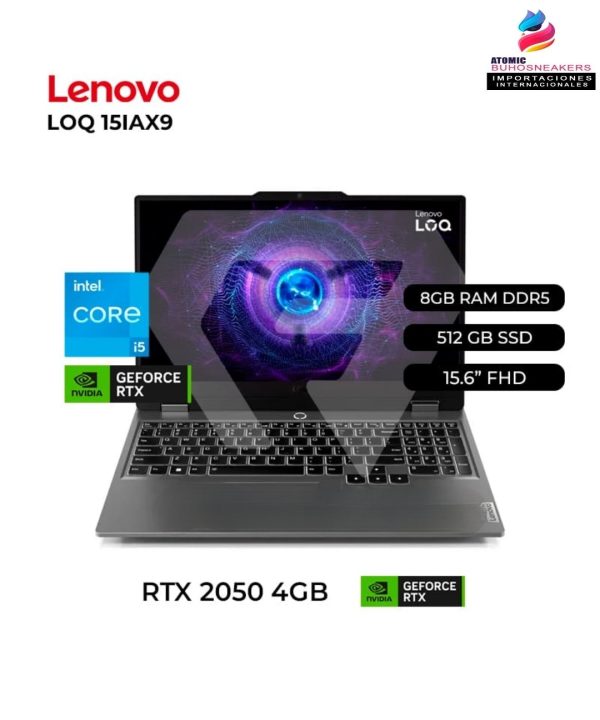 LAPTOP LENOVO LOQ 15IAX9 ( 83GS004LLM .